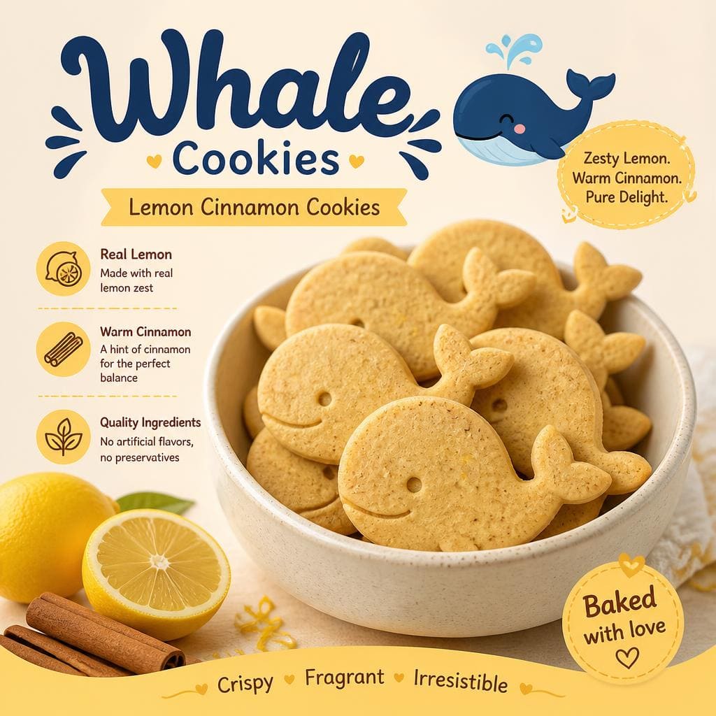 Whale Cookies Turning Point